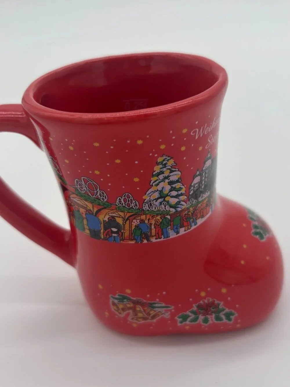 Vienna Christmas Market Red‎ Boot Mug Weihnachtsmarkt Stephansplatz